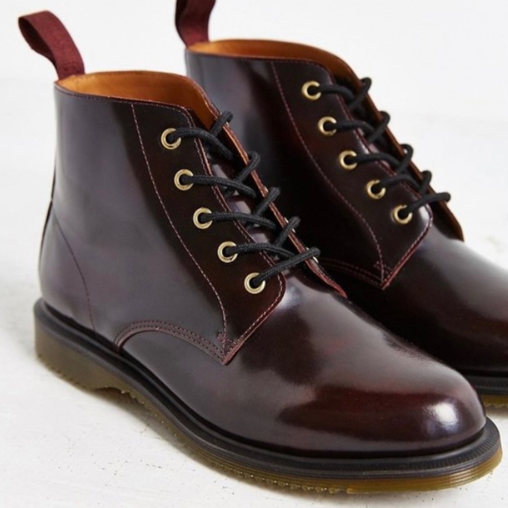 Dr. Martens Emmeline Boots in Dark Cherry Arcadia